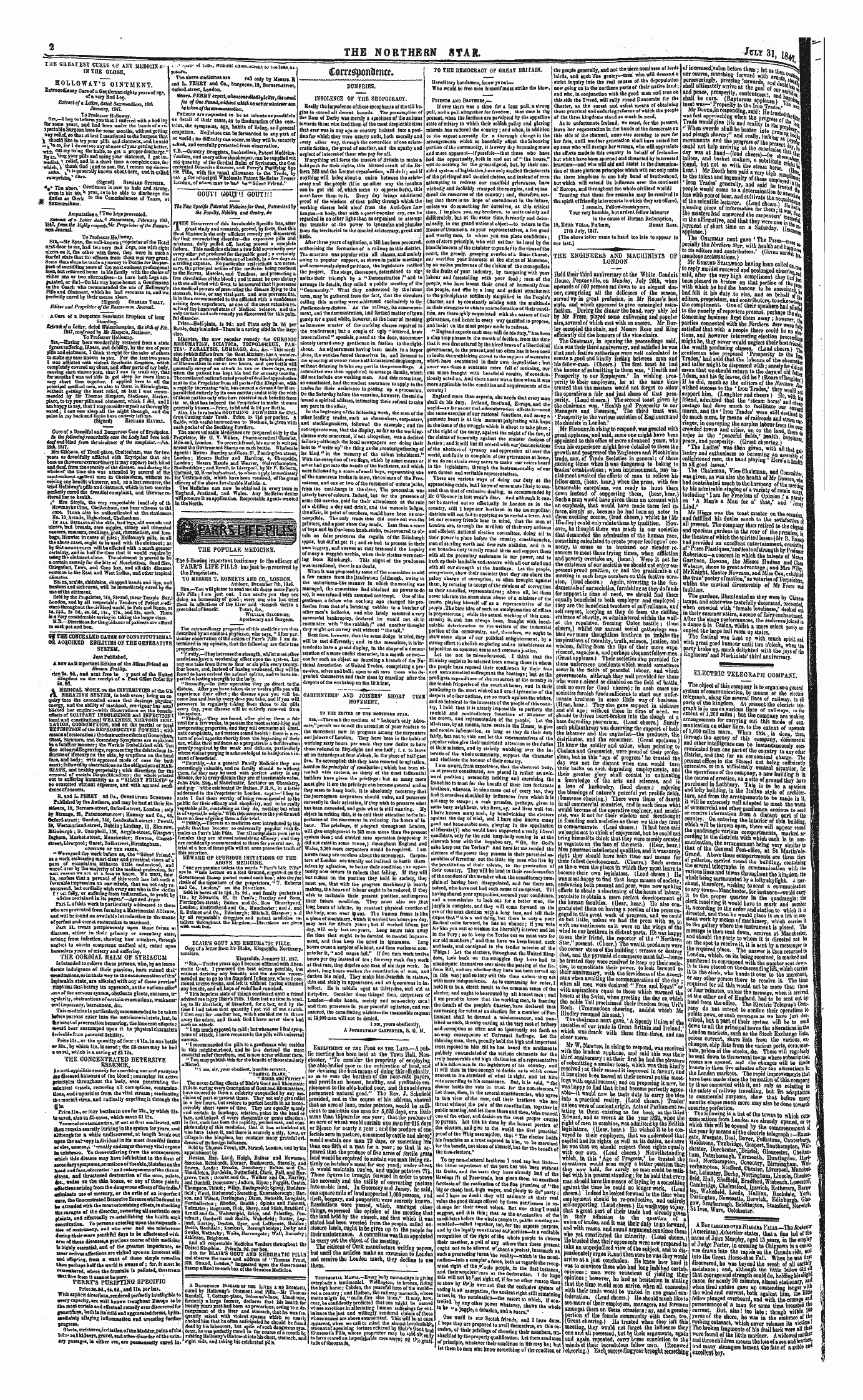 Northern Star (1837-1852): jS F Y, 1st edition - Untitled Article