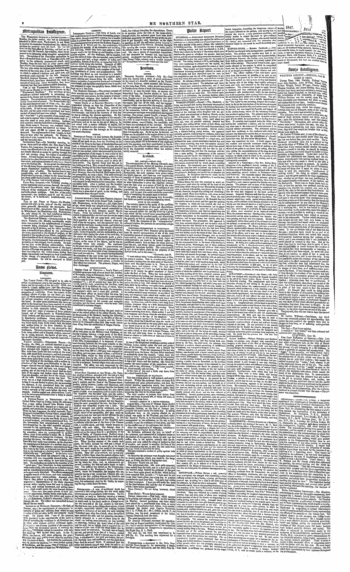 Northern Star (1837-1852): jS F Y, 1st edition - Untitled Article