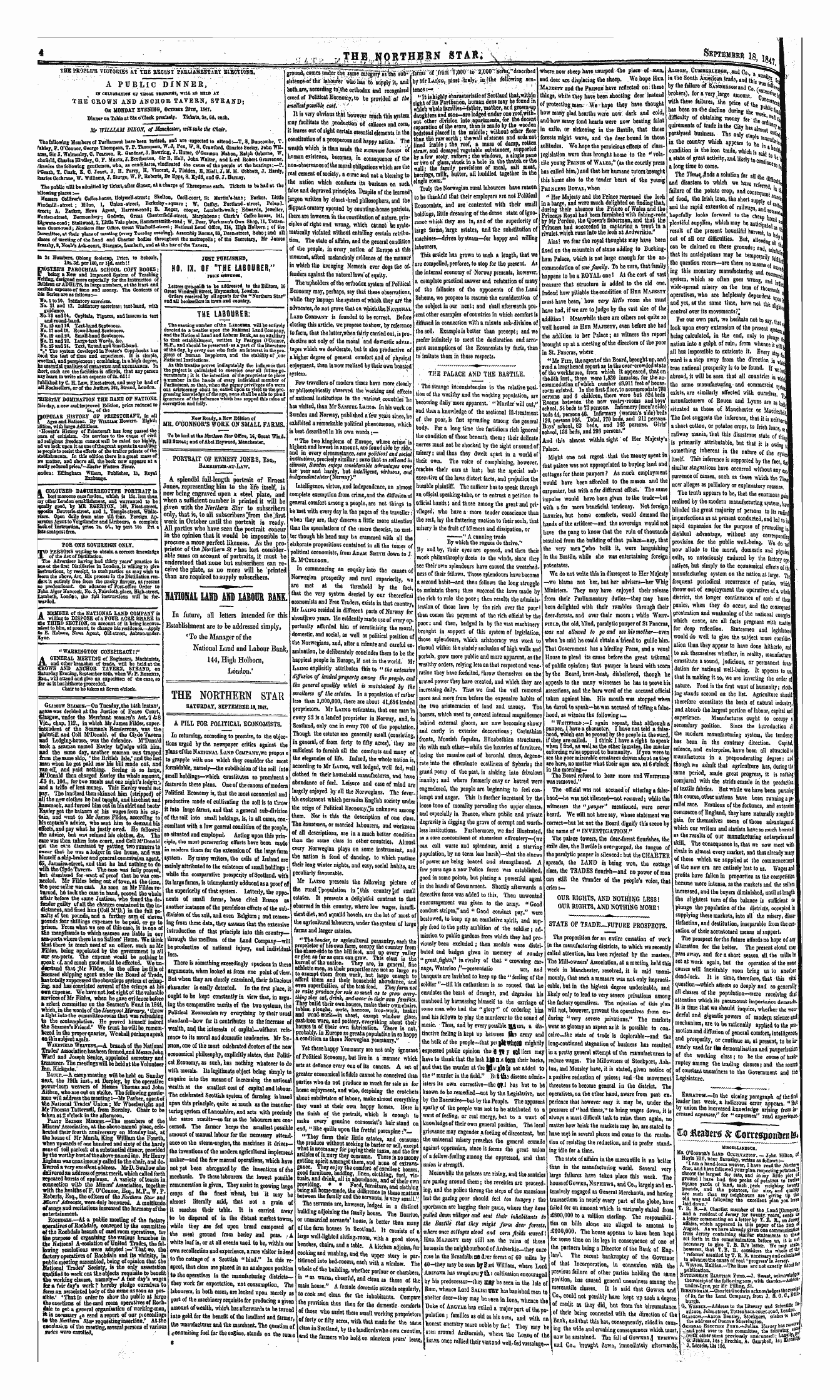 Northern Star (1837-1852): jS F Y, 1st edition - Untitled Article