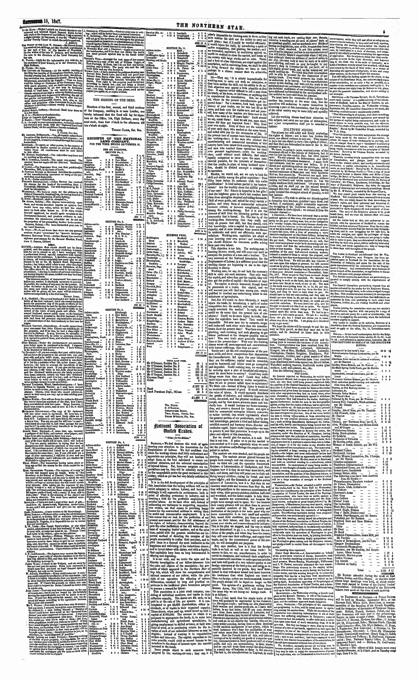 Northern Star (1837-1852): jS F Y, 1st edition - Untitled Article