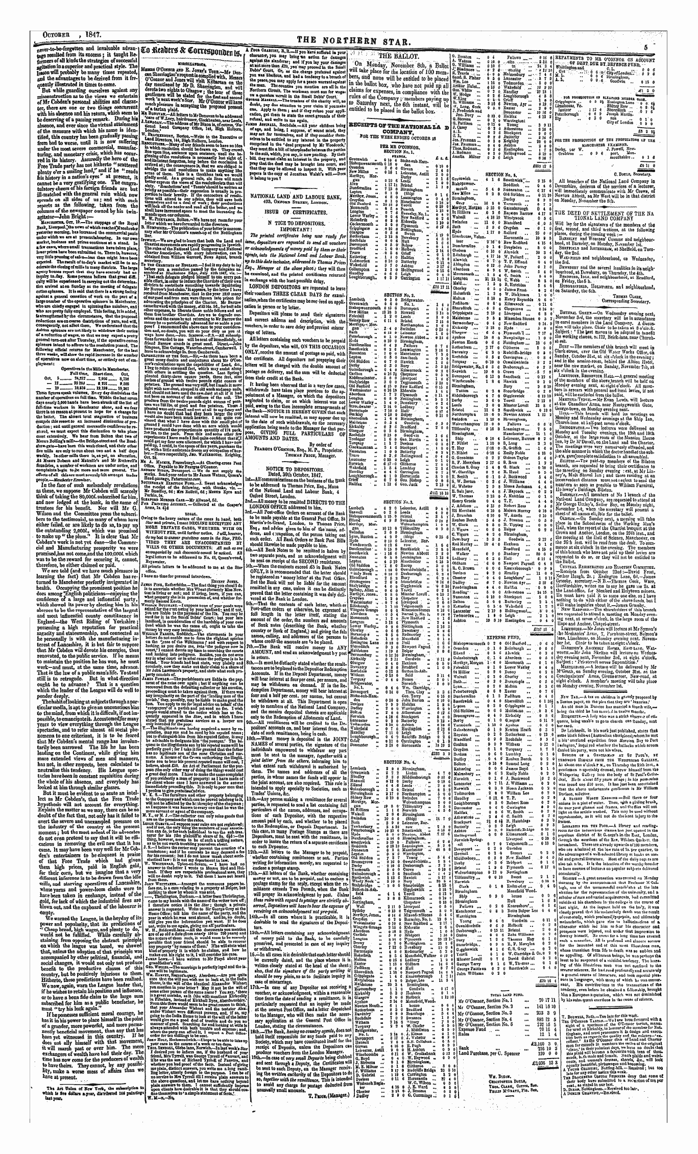 Northern Star (1837-1852): jS F Y, 1st edition - Untitled Article