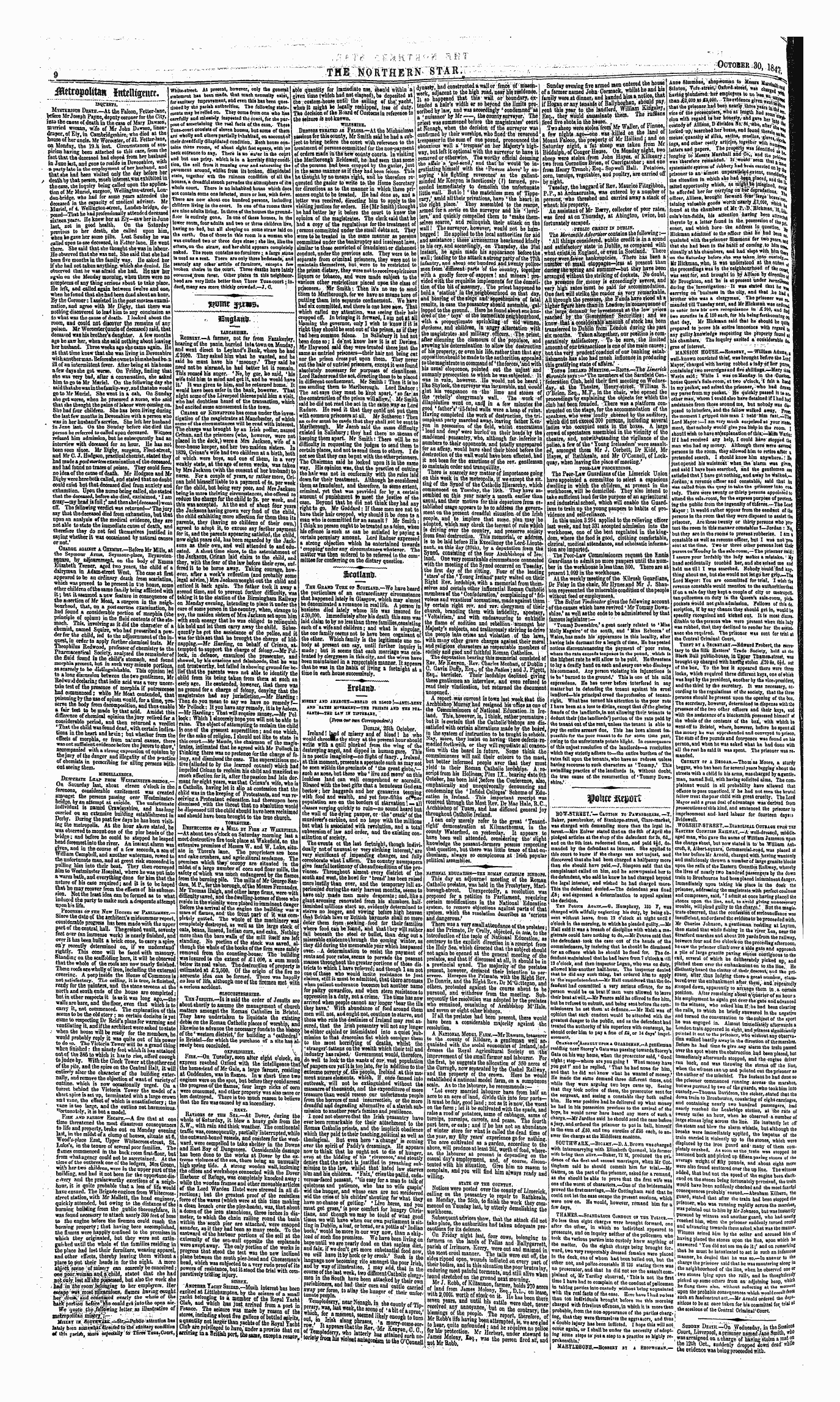 Northern Star (1837-1852): jS F Y, 1st edition - Untitled Article