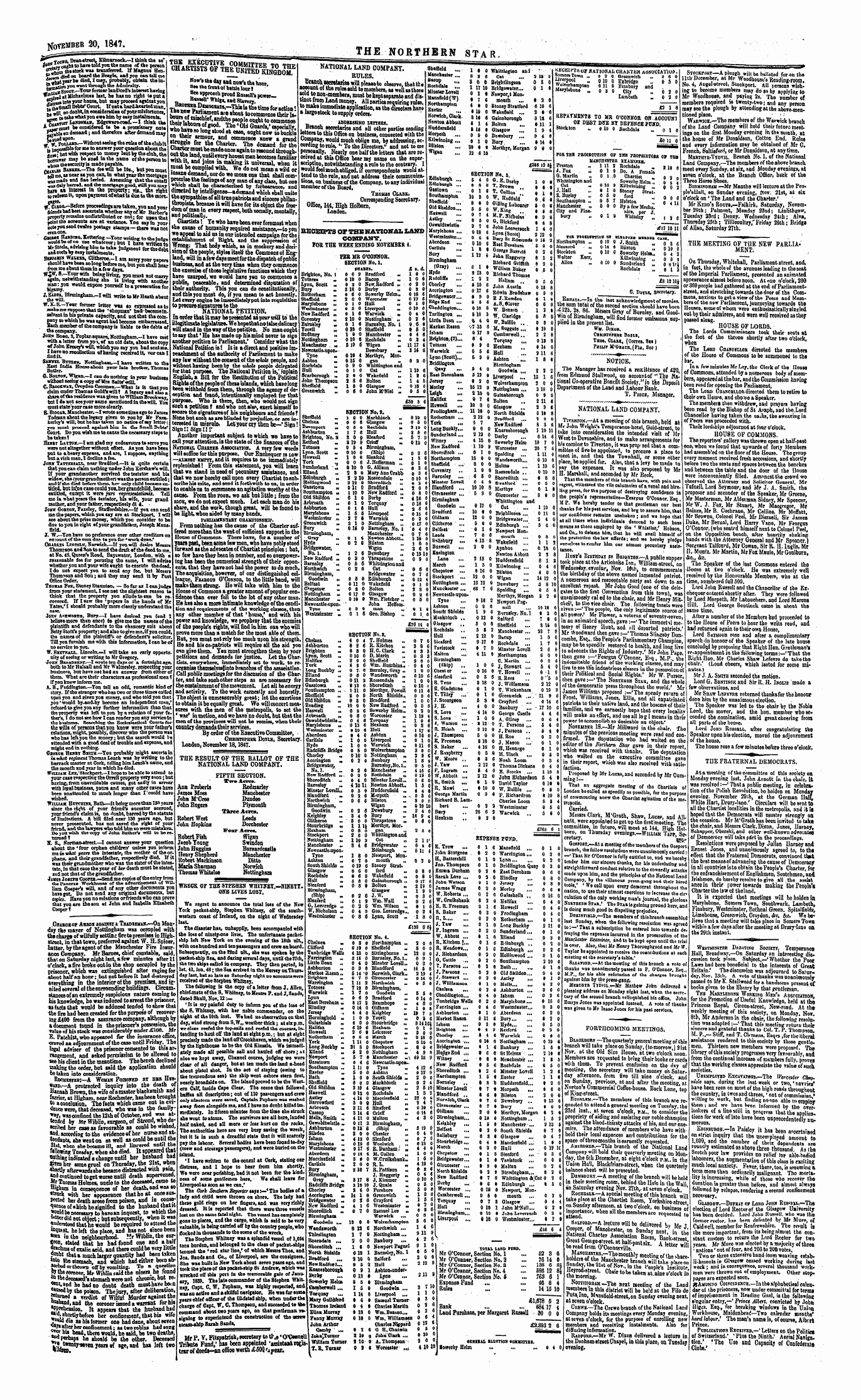 Northern Star (1837-1852): jS F Y, 1st edition - Untitled Article