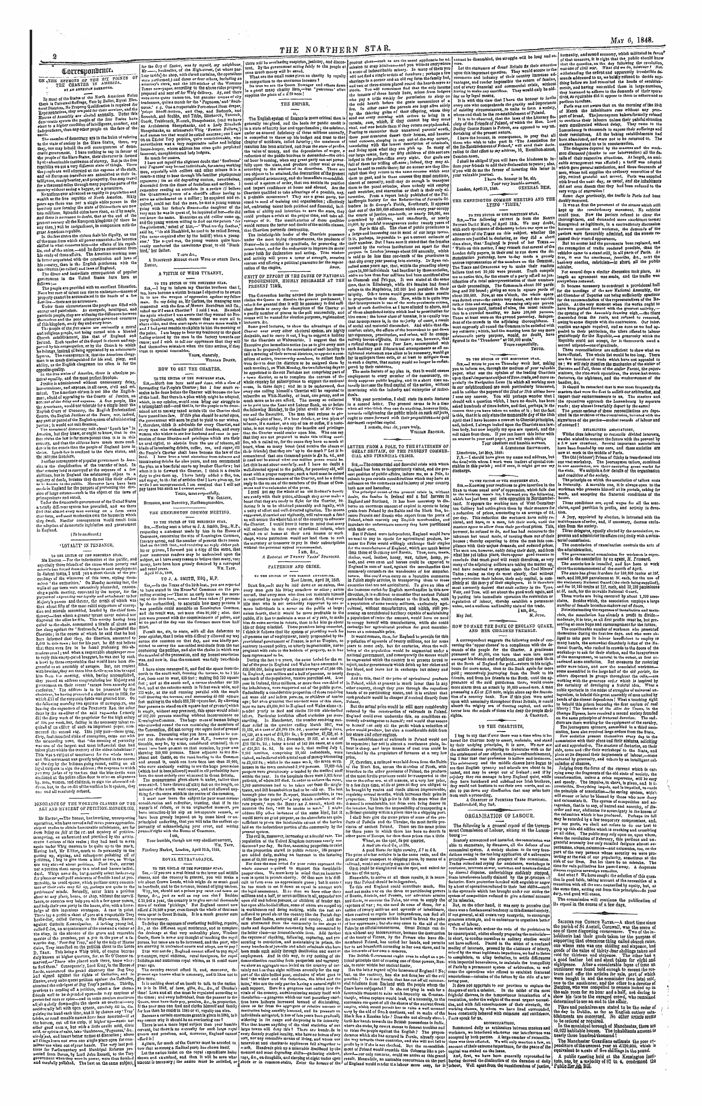 Northern Star (1837-1852): jS F Y, 1st edition - Untitled Article