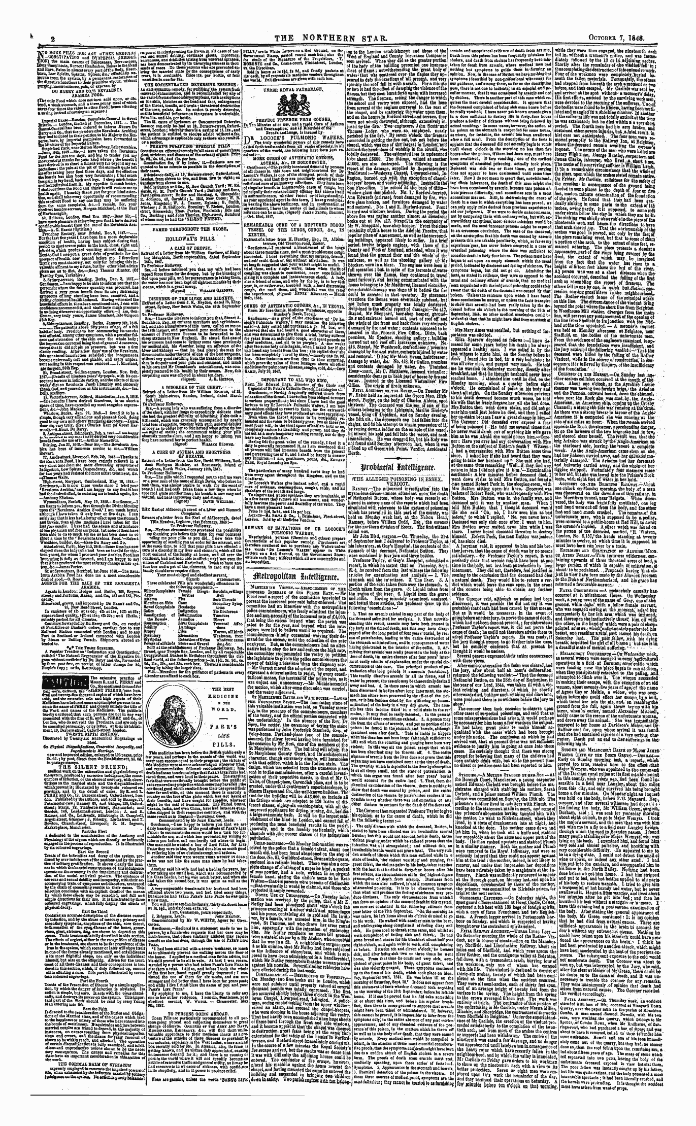 Northern Star (1837-1852): jS F Y, 1st edition - Hr^Tom Int Tui$Tntt.