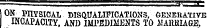 ON PHYSICAL DISQUALIFICATIONS, GENERATIVE INCAPACITY. AND Illl'BDIMENTS TO MAllltlAGE.
