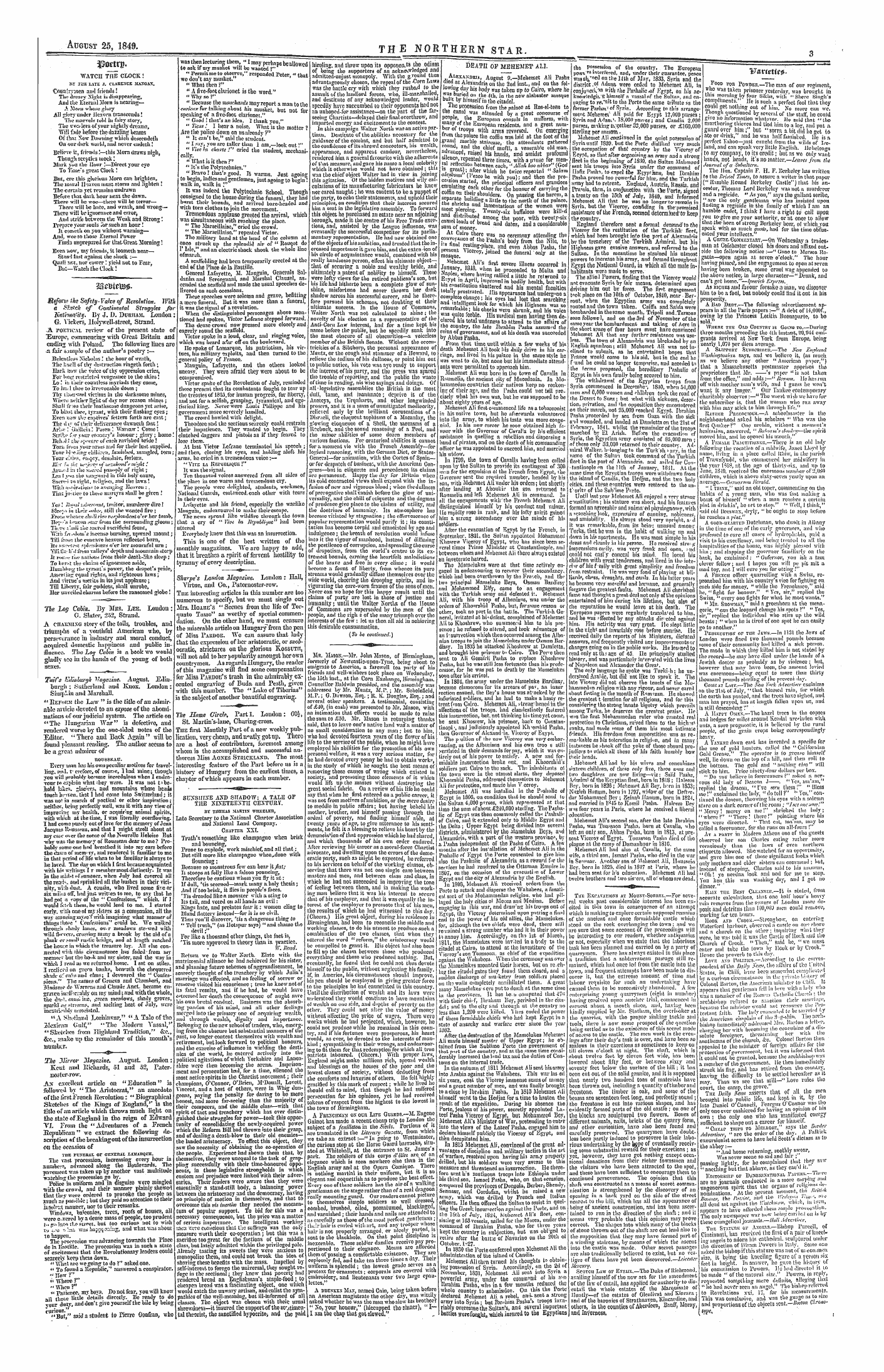 Northern Star (1837-1852): jS F Y, 1st edition - Farfetfc * ' .