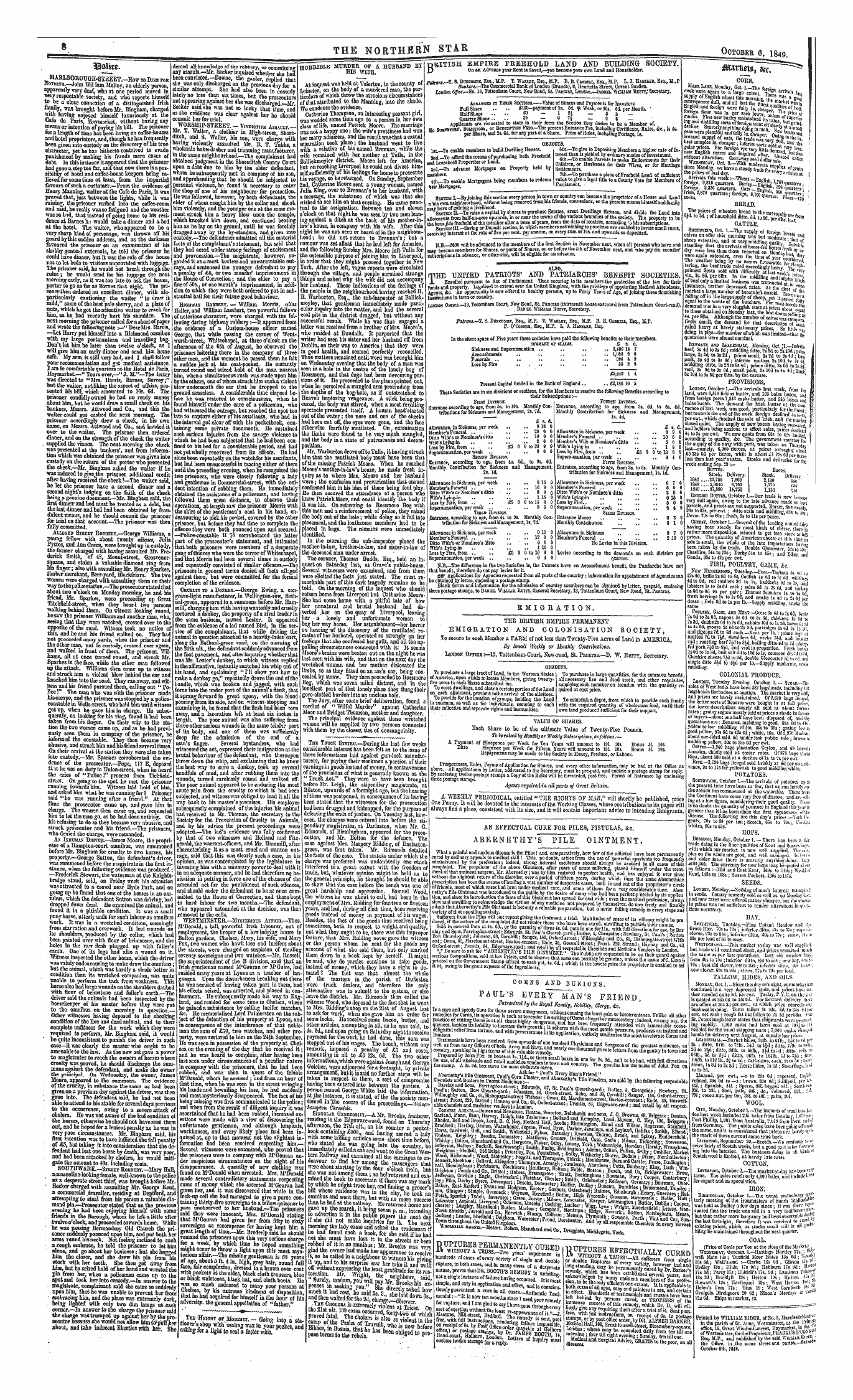 Northern Star (1837-1852): jS F Y, 1st edition - Untitled Article