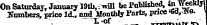 OnSatorday, January 19Oi,-t oU bePttblished, *nWg ddJ Kmnbers, irice ldf, and Monthly Parts, price .6d,^e. 1* *OX -" - - - - - * ^.^ ¦¦¦