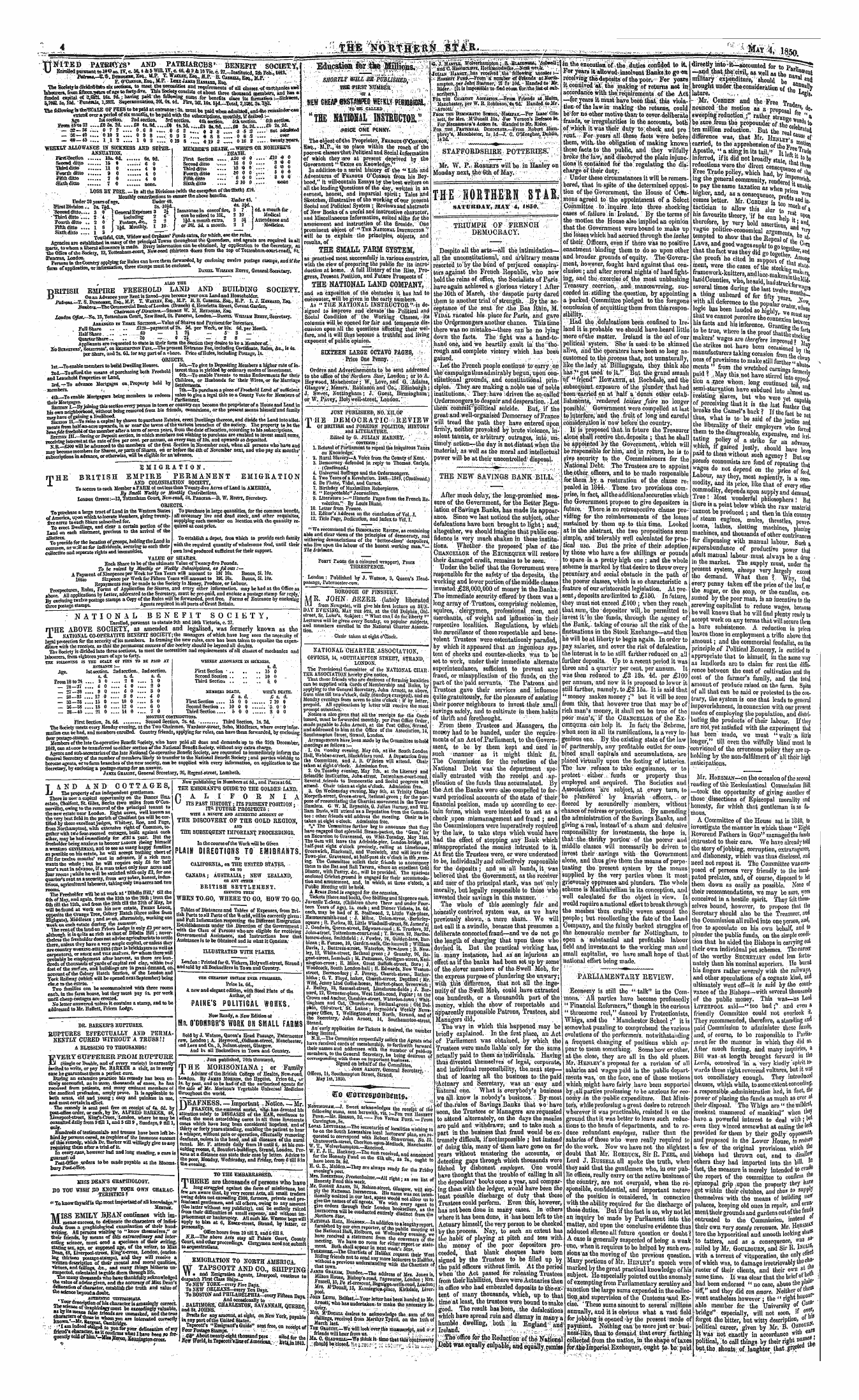 Northern Star (1837-1852): jS F Y, 1st edition - Untitled Article