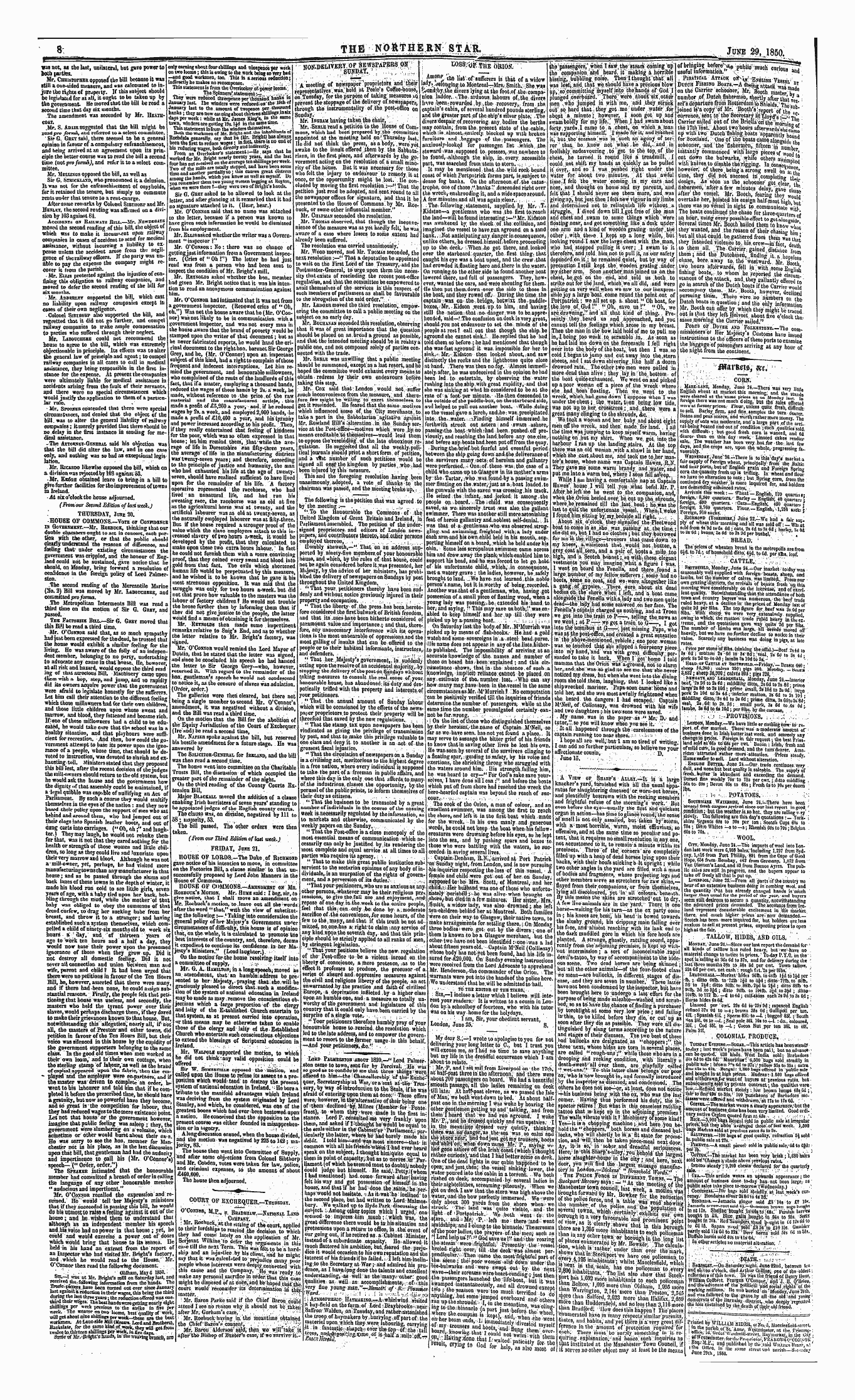 Northern Star (1837-1852): jS F Y, 1st edition - E?^ L T&^I^^^Ipeilcomo.Srilacci^Eld.S.Rett