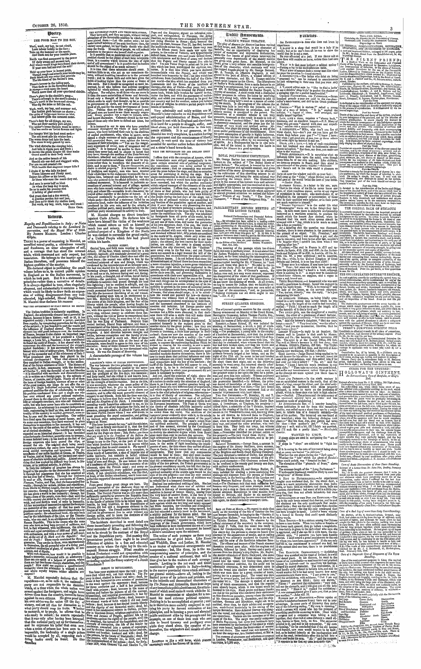 Northern Star (1837-1852): jS F Y, 1st edition - Pjetrg. 33flf Tr» Vv Lm R