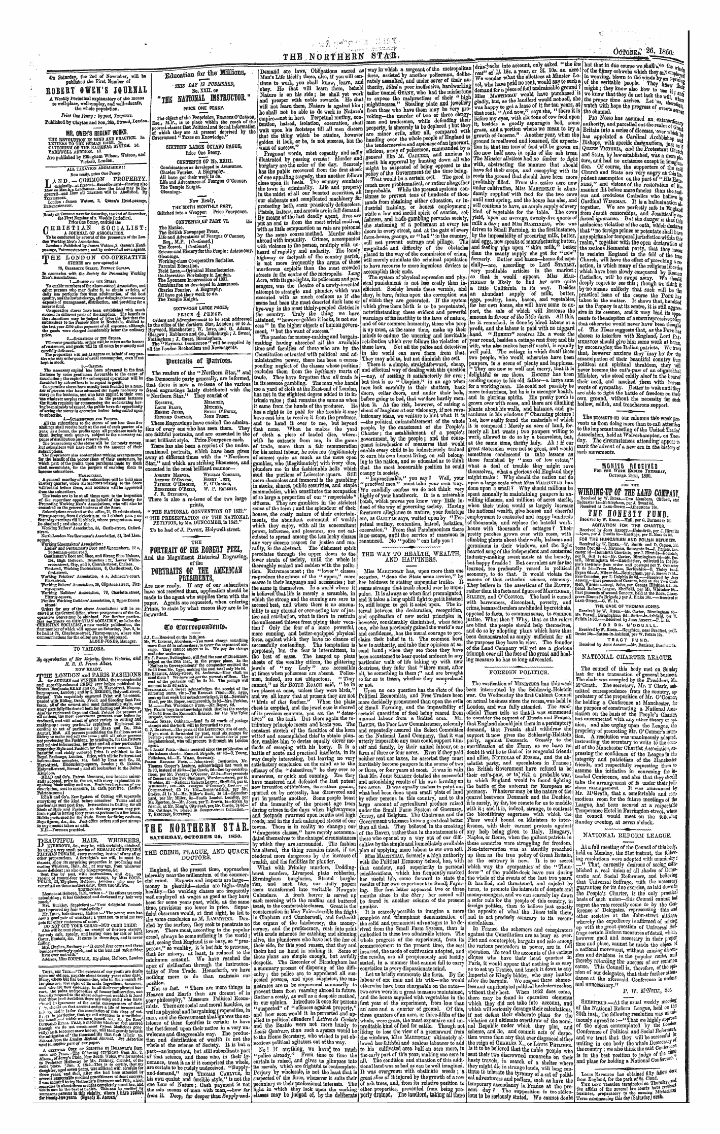 Northern Star (1837-1852): jS F Y, 1st edition: 4