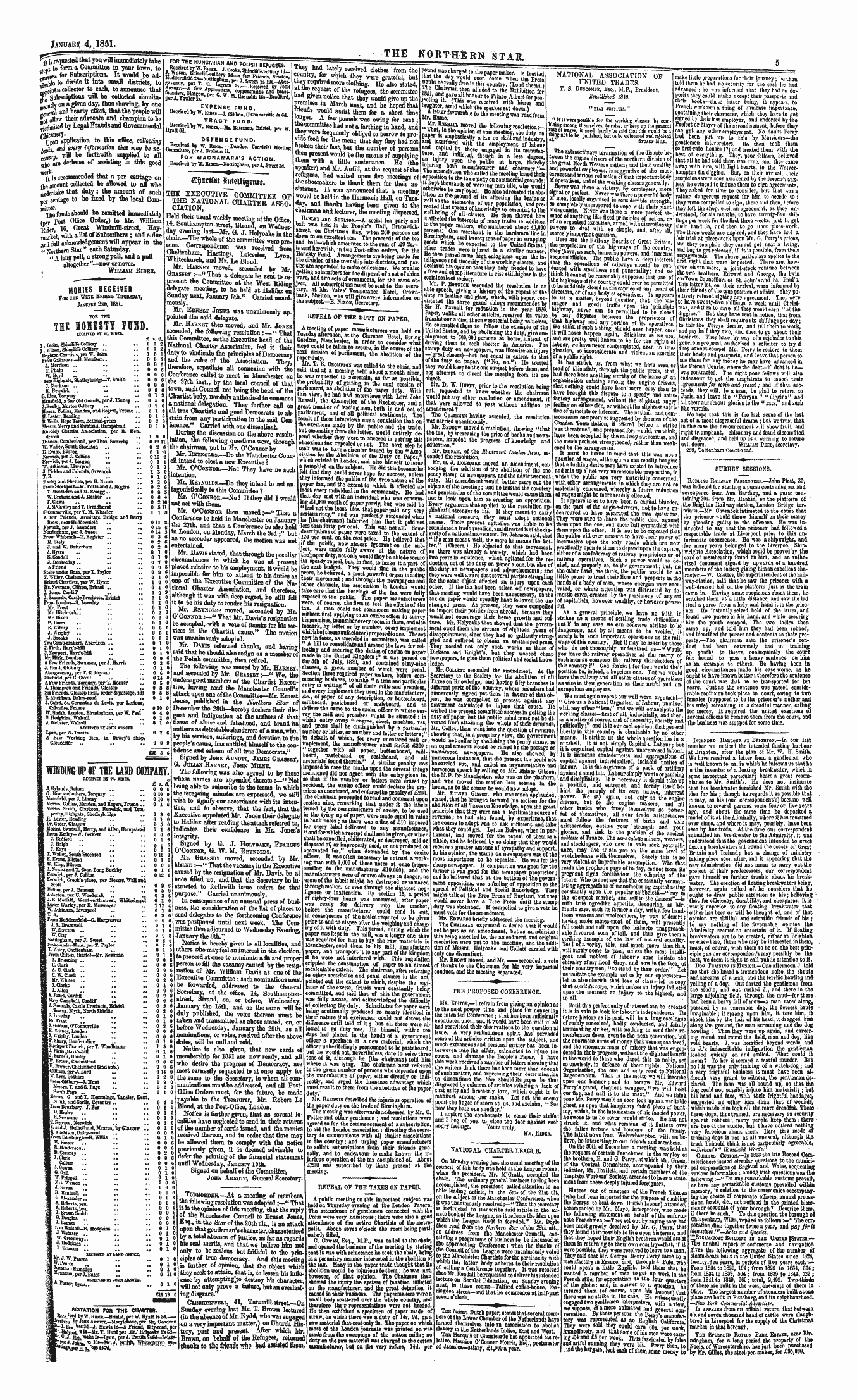Northern Star (1837-1852): jS F Y, 1st edition - ——"^P*— C^Artwt Ettmltgetwfc
