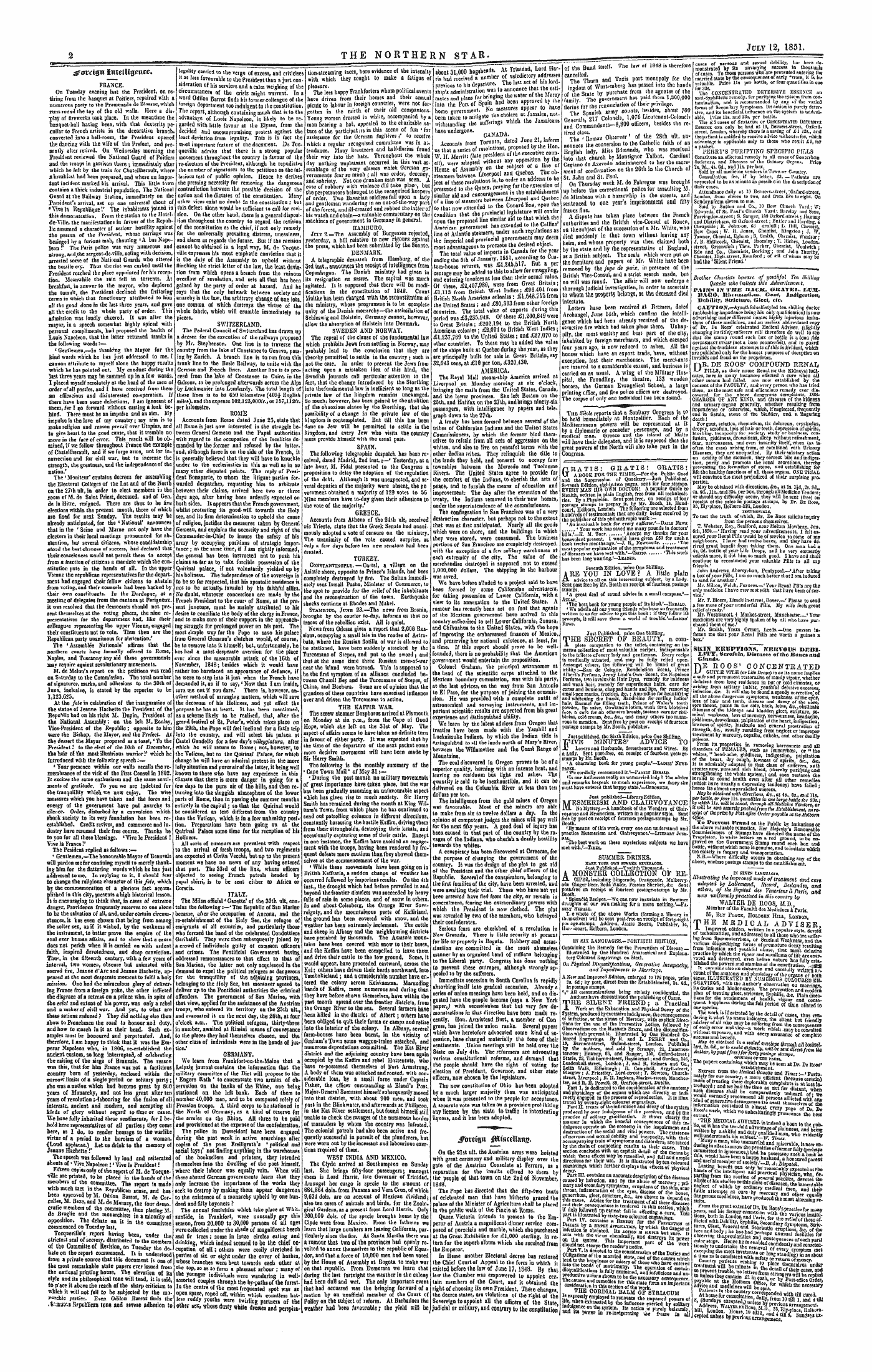 Northern Star (1837-1852): jS F Y, 1st edition - Untitled Article