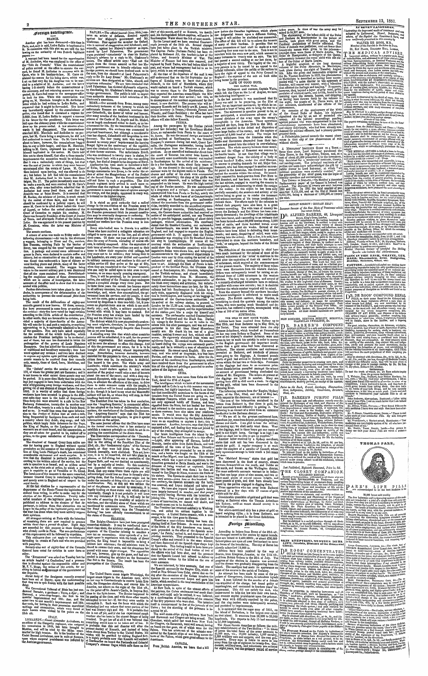 Northern Star (1837-1852): jS F Y, 1st edition - Dfcttijpi Jtttftttttaiig*
