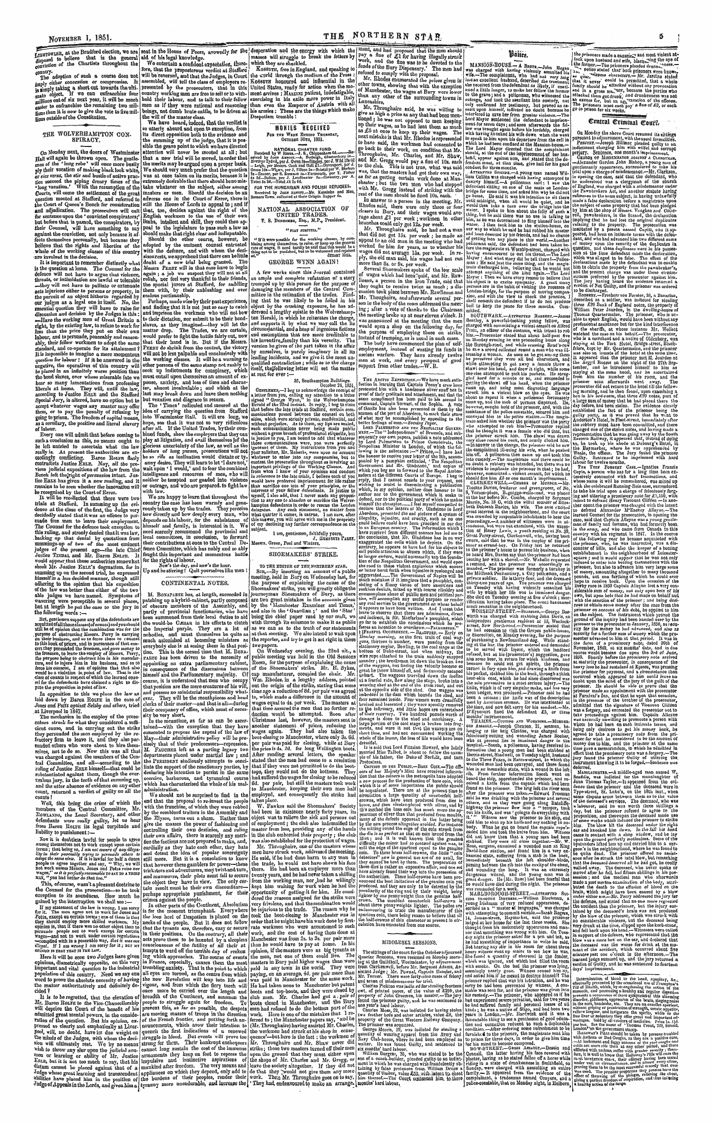 Northern Star (1837-1852): jS F Y, 1st edition - Smti*. _