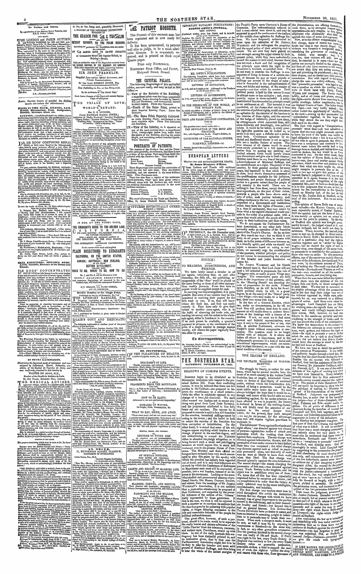 Northern Star (1837-1852): jS F Y, 1st edition - £0 (Eom-Jpomwu-K