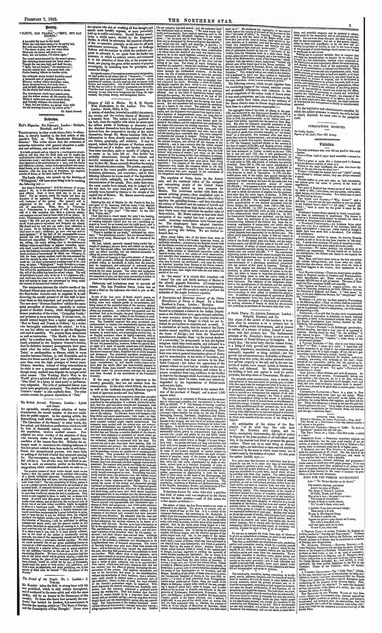 Northern Star (1837-1852): jS F Y, 1st edition - Untitled Article