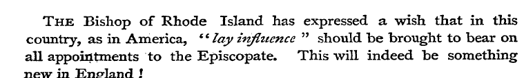 The Bishop of Rhode Island has expressed...